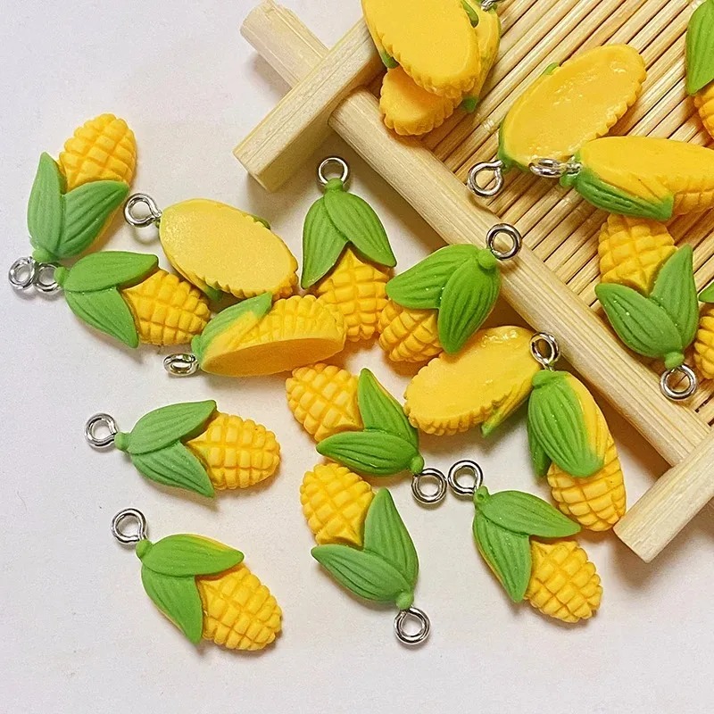 Resin Art And Craft - 20 szt. Zabawne Mini Kukurydzy Warzywa