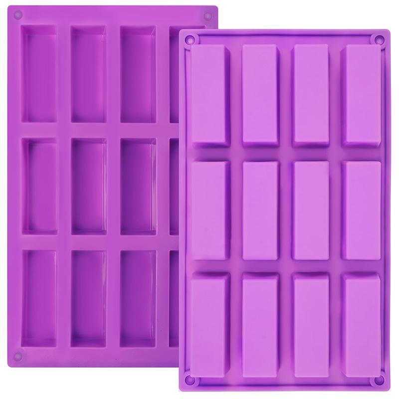 Tray Mold Rectangle - 12 wgłębień prostokątne silikonowe formy do