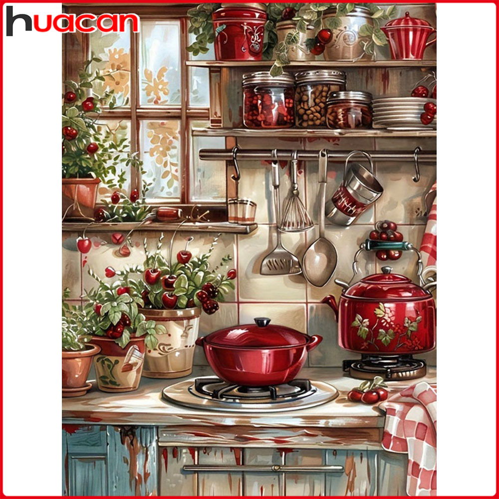 Resin Art Kit For Beginners - Huacan Nowości 2025 Diamentowe Malowanie Garnki