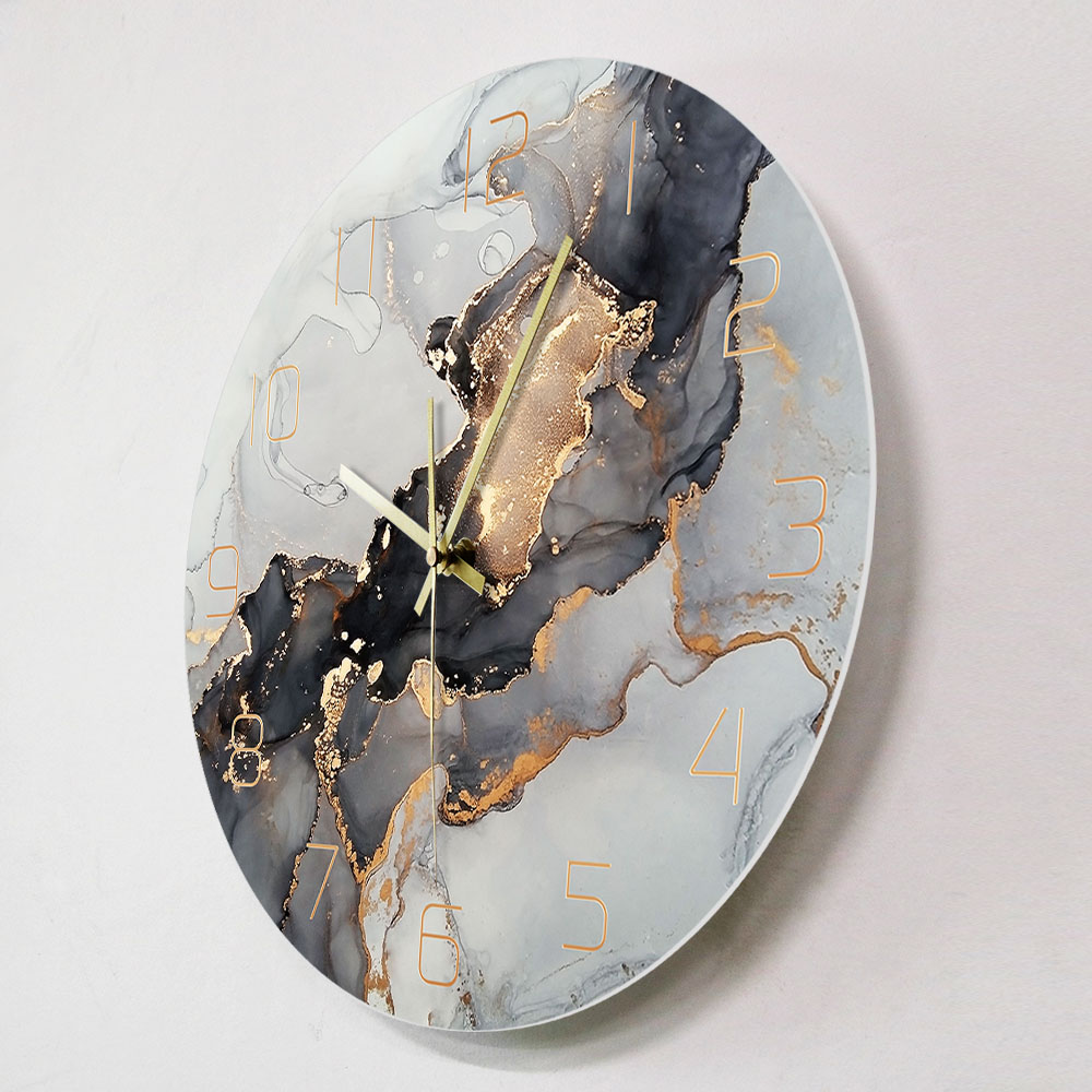 Abstrakcyjny zegar ścienny z n – Resin Art Wall Clock recenzja i cena