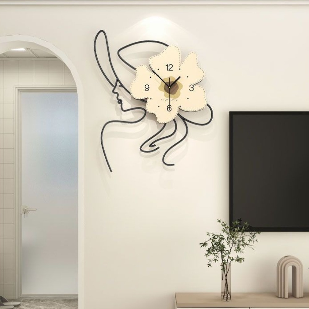 Zegar ścienny do salonu, duży, – Resin Art Wall Clock recenzja i cena