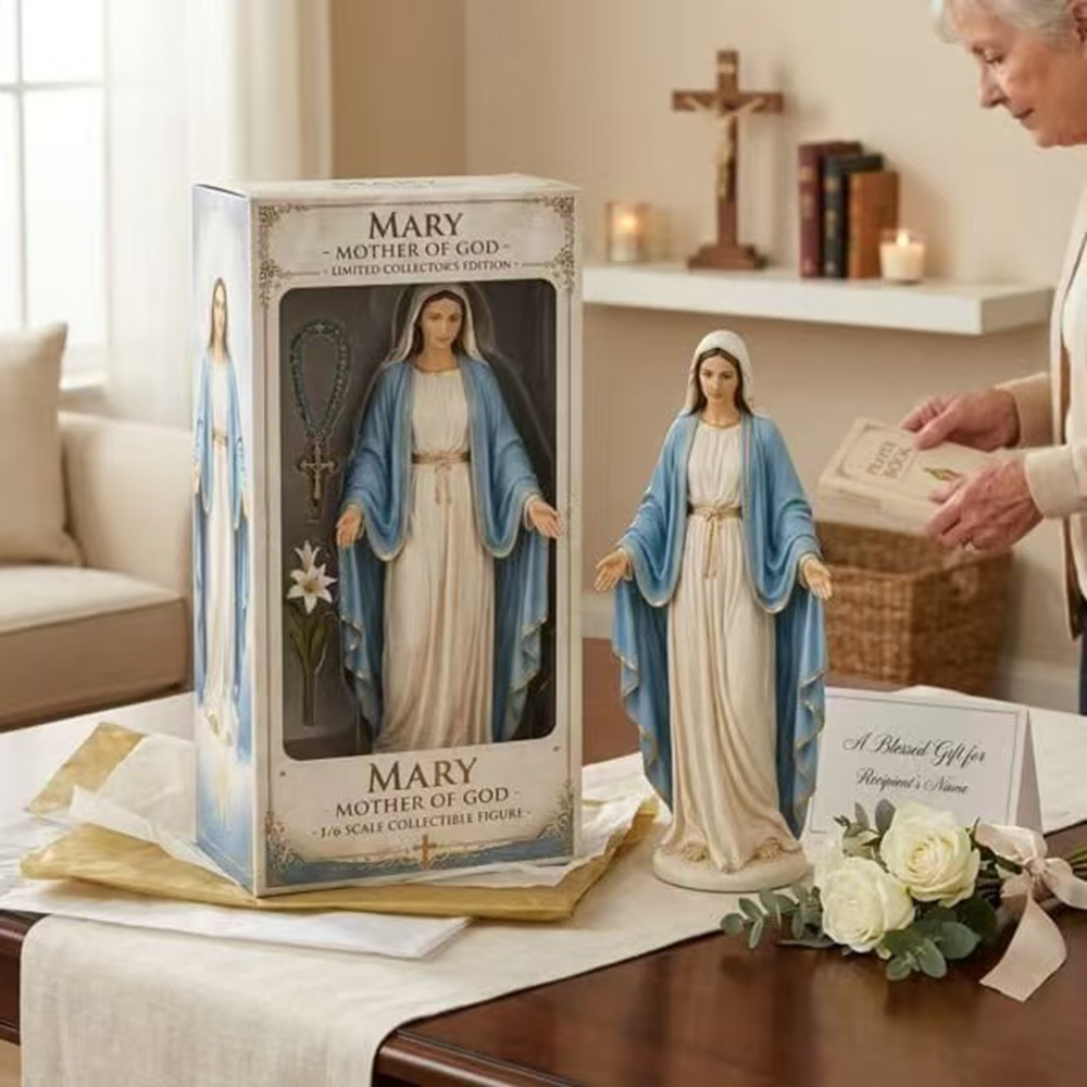 Figurka Matki Boskiej na biurk – Resin Art Mary recenzja i cena