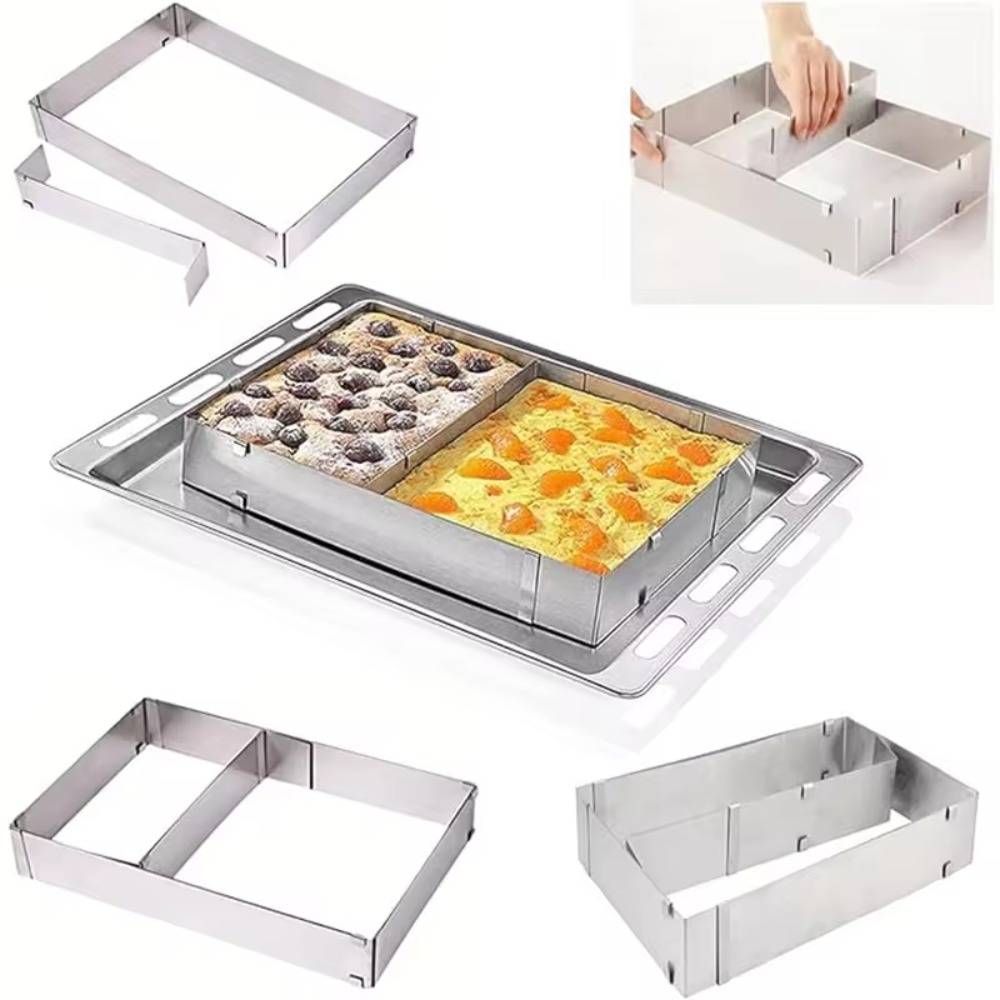 Regulowany pierścień do ciasta – Tray Mold Rectangle recenzja i cena