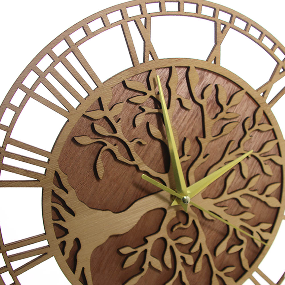 Drewniany zegar ścienny Drzewo – Resin Art Wall Clock recenzja i cena