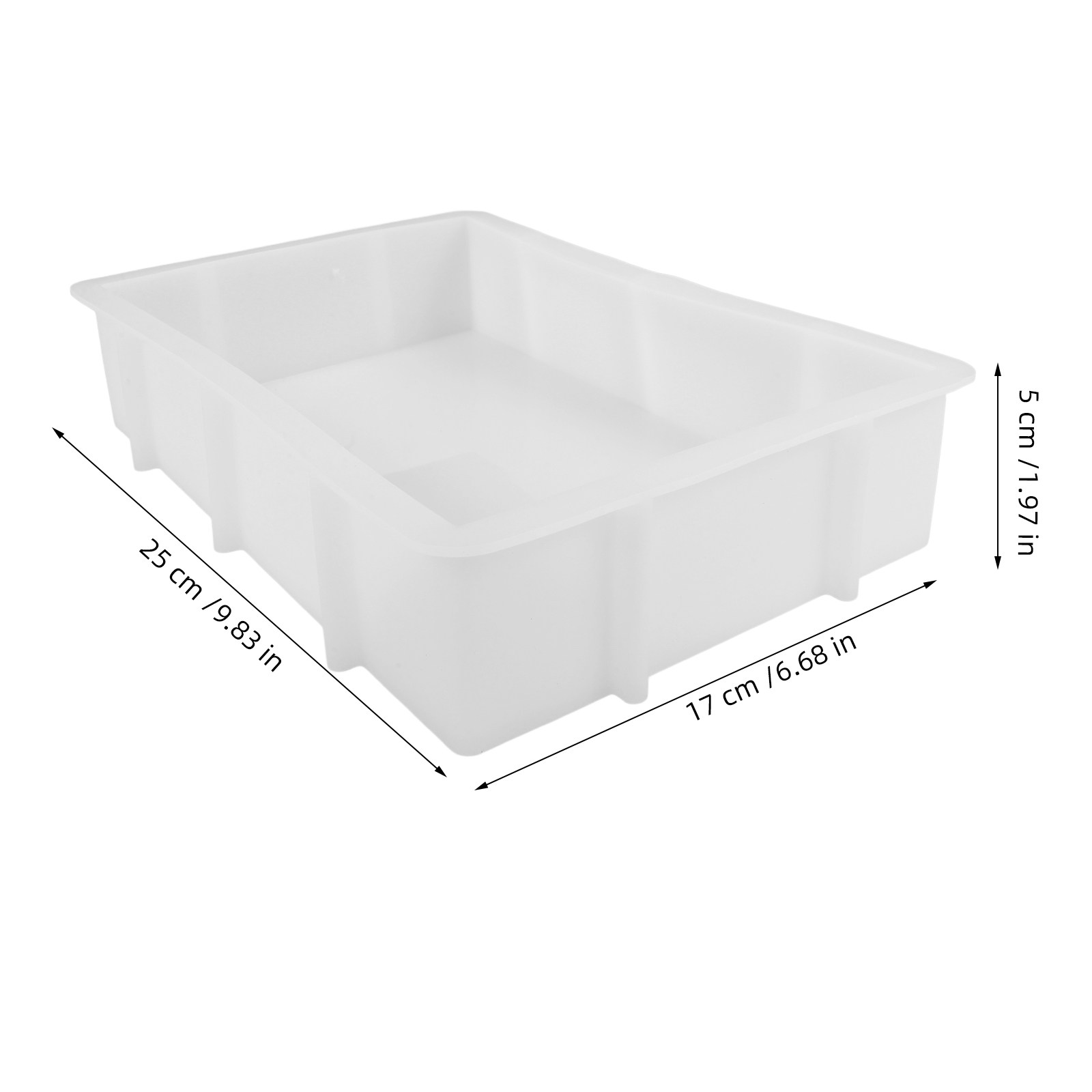 Duża prostokątna forma silikon – Tray Mold Rectangle recenzja i cena