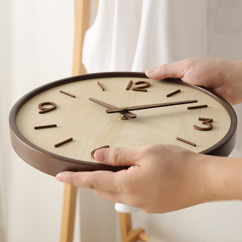 Nowoczesne Drewniane Ciche Zeg – Resin Art Wall Clock recenzja i cena