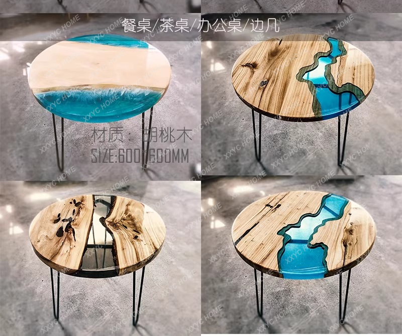 Kreatywny stół do jadalni z ży – Resin Art And Wood recenzja i cena
