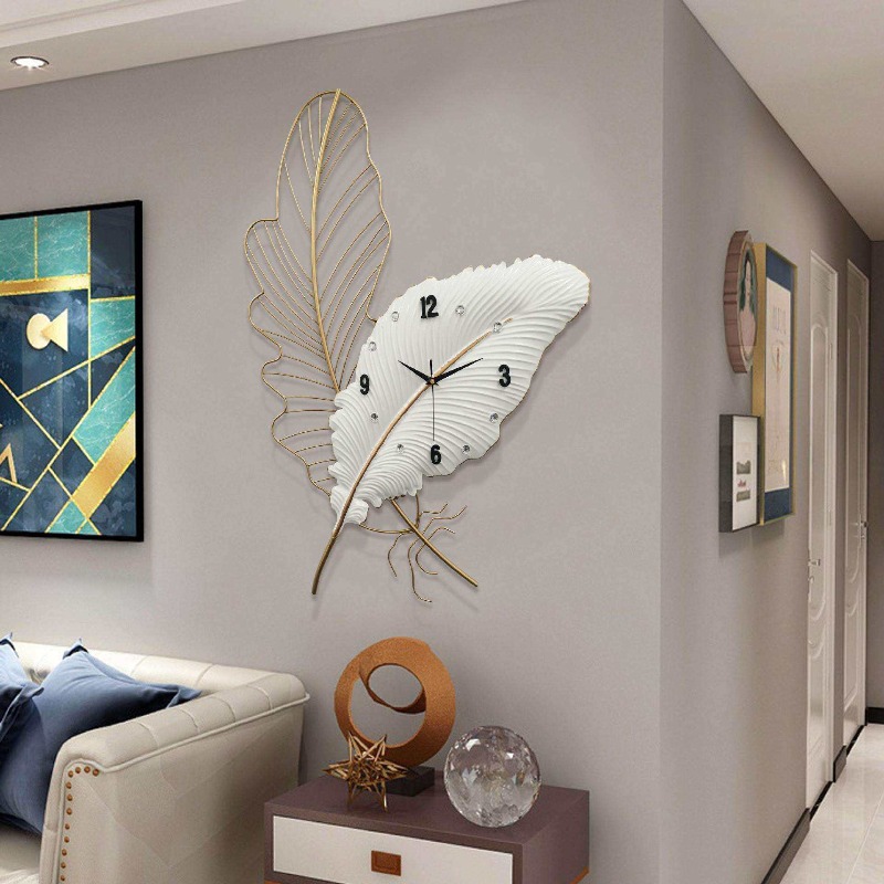Zegar Ścienny z Piórami Nowocz – Resin Art Wall Clock recenzja i cena