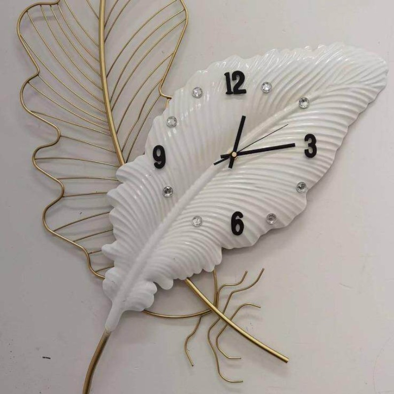 Zegar Ścienny z Piórami Nowocz – Resin Art Wall Clock recenzja i cena