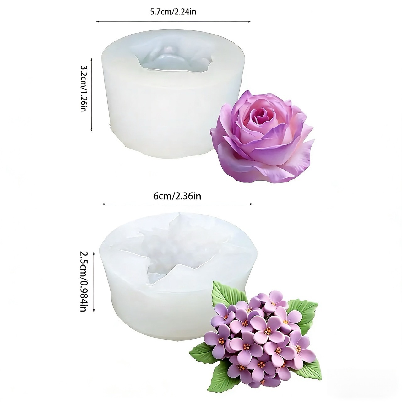 2 sztuki silikonowych form 3D  – Resin Art Design recenzja i cena