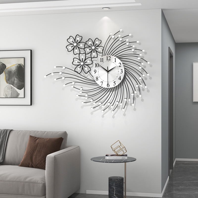 Luksusowy zegar ścienny do sal – Resin Art Wall Clock recenzja i cena