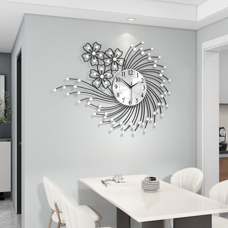 Luksusowy zegar ścienny do sal – Resin Art Wall Clock recenzja i cena